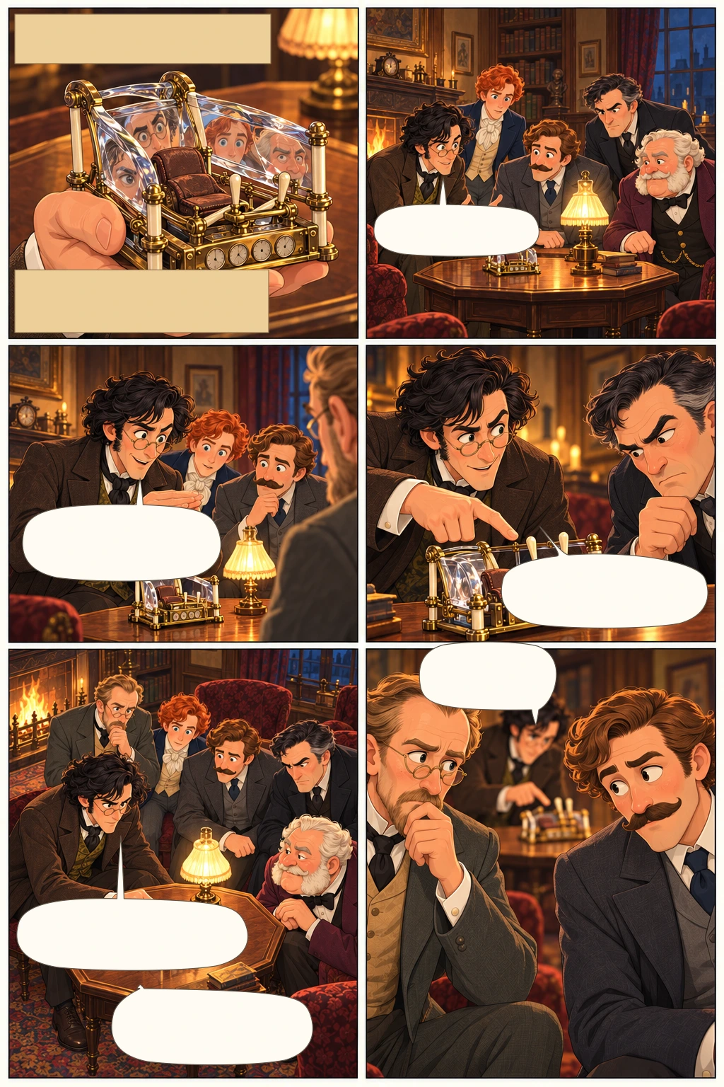 The Time Machine, illustrated page 7: The thing the Time Traveller held in his hand…