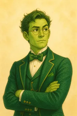 Portrait of Guardian of the Gates from The Wonderful Wizard of Oz