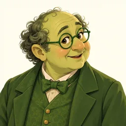 Portrait of Guardian of the Gates from The Wonderful Wizard of Oz