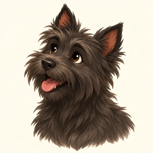 Toto: character portrait from The Wonderful Wizard of Oz (L. Frank Baum)