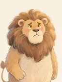 Portrait of Cowardly Lion