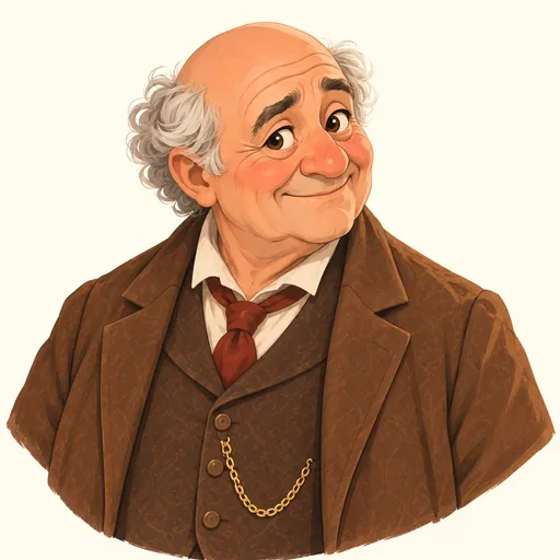 The Wizard: character portrait from The Wonderful Wizard of Oz (L. Frank Baum)