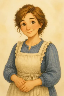 Portrait of Aunt Em from The Wonderful Wizard of Oz