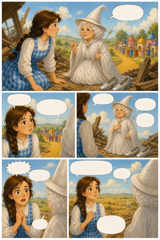 The Wonderful Wizard of Oz, illustrated page 11: She was the wicked Witch of the East.