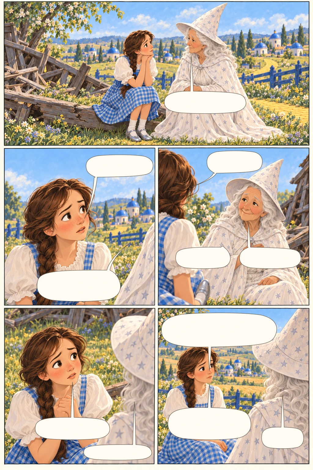 The Wonderful Wizard of Oz, illustrated page 11: She was the wicked Witch of the East.