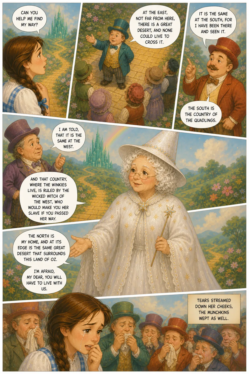 The Wonderful Wizard of Oz, illustrated page 16: [object Object]