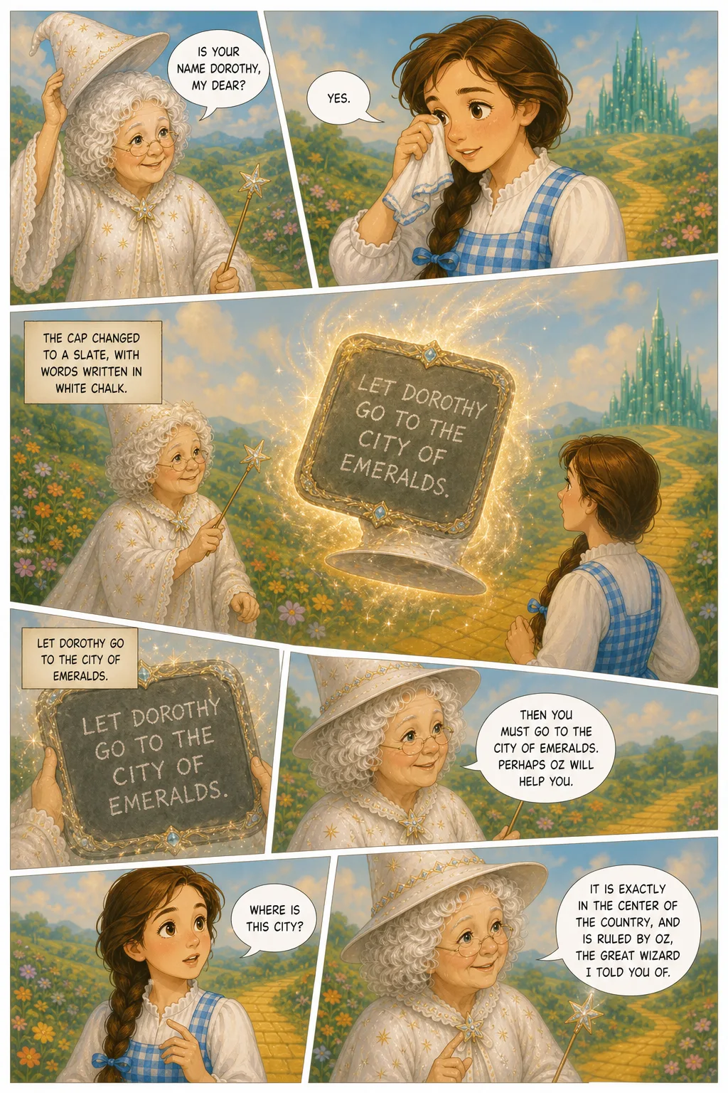 The Wonderful Wizard of Oz, illustrated page 17: [object Object]