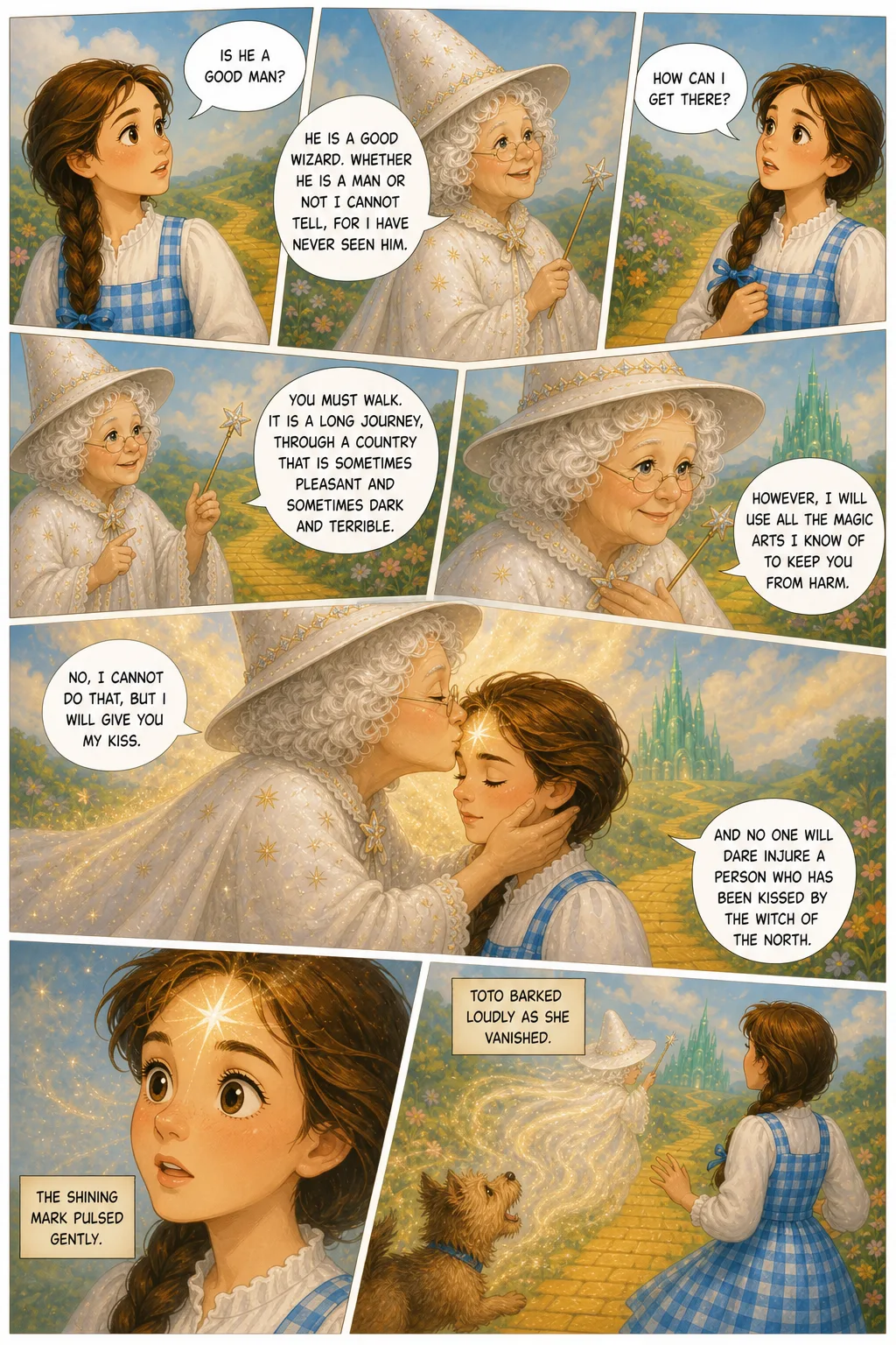 The Wonderful Wizard of Oz, illustrated page 18: [object Object]