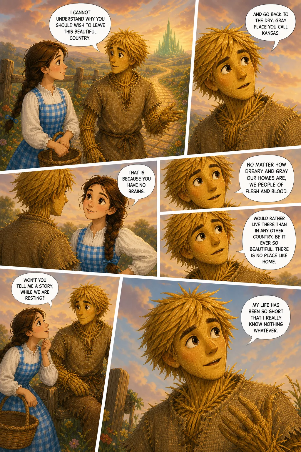 The Wonderful Wizard of Oz, illustrated page 30: [object Object]