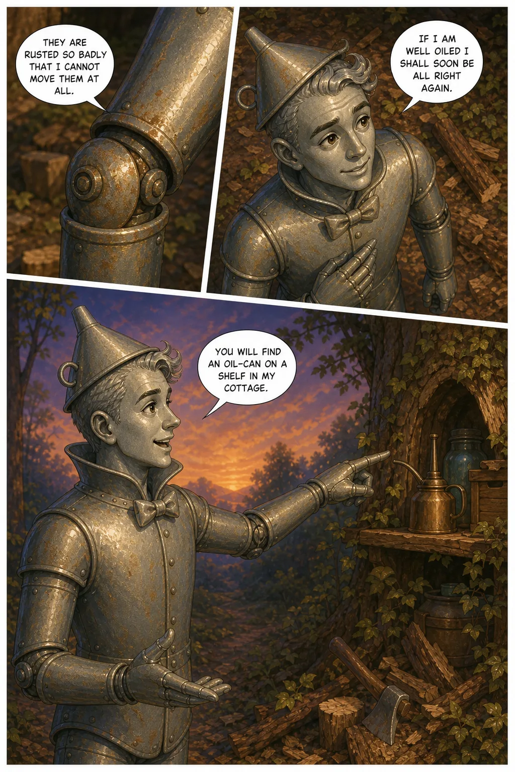 The Wonderful Wizard of Oz, illustrated page 36: [object Object]