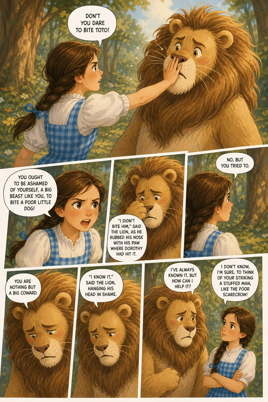 The Wonderful Wizard of Oz, illustrated page 42: [object Object]