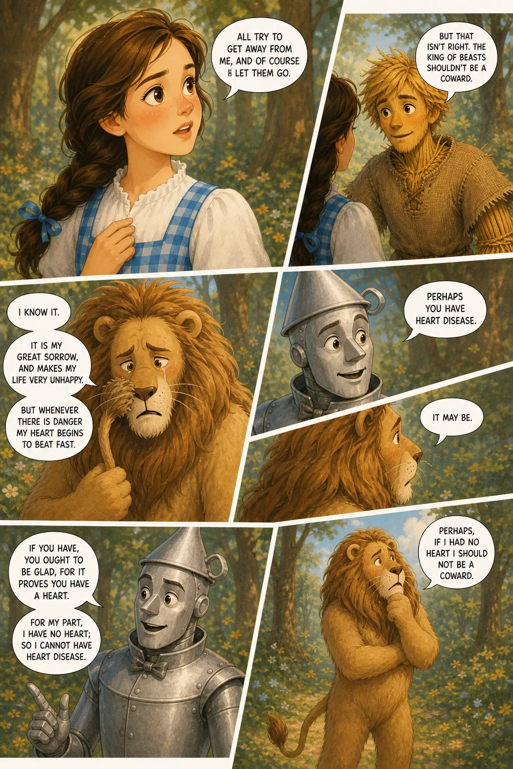 The Wonderful Wizard of Oz, illustrated page 44: [object Object]