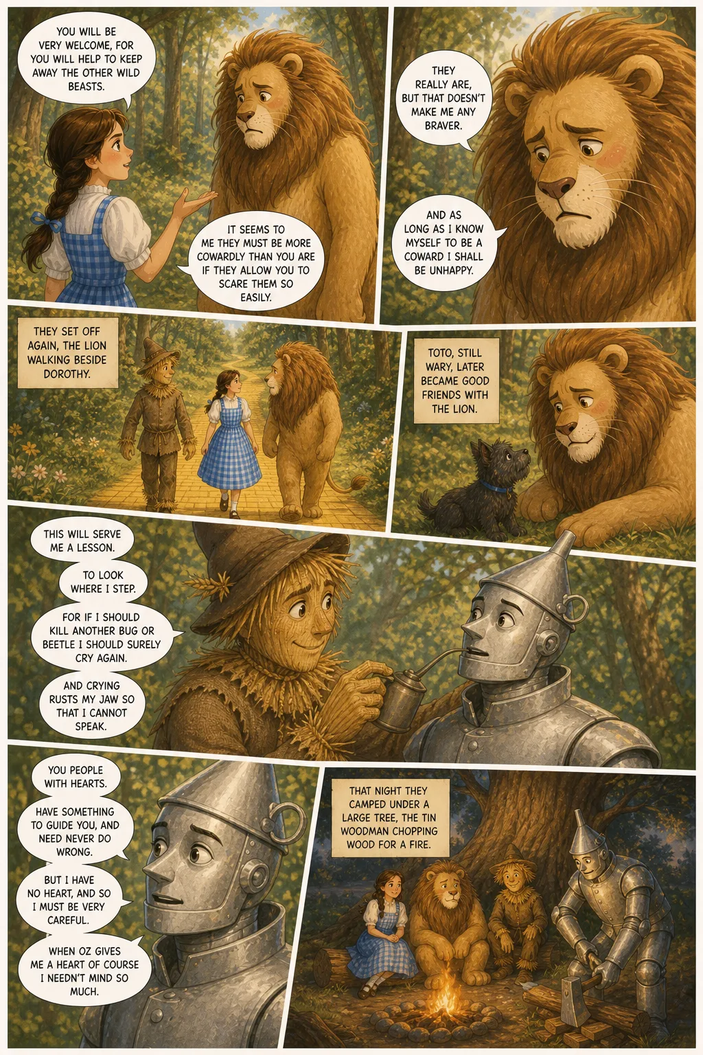 The Wonderful Wizard of Oz, illustrated page 46: [object Object]