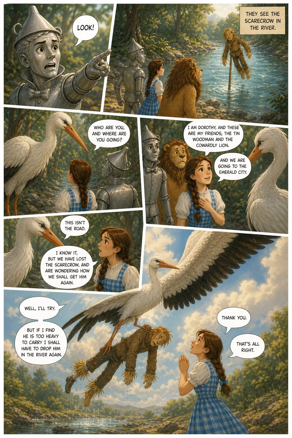 The Wonderful Wizard of Oz, illustrated page 59: [object Object]