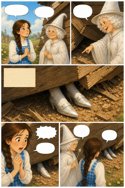 The Wonderful Wizard of Oz, illustrated page 10: I have not killed anything.