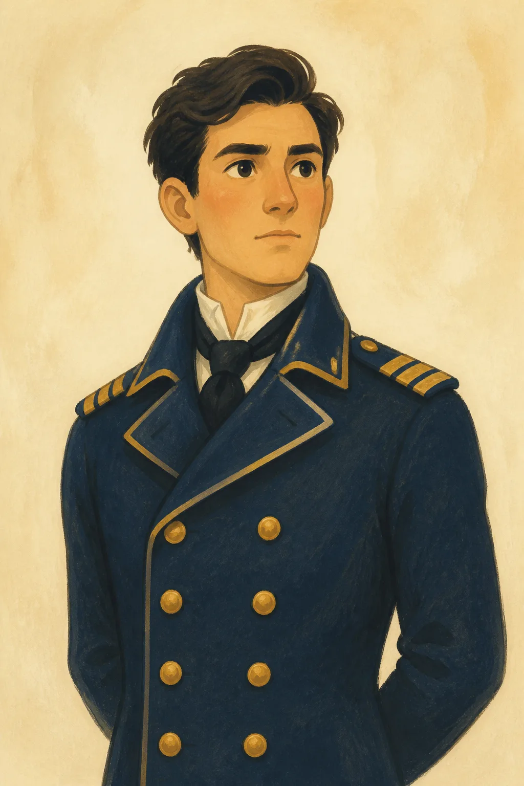 Portrait of Captain Smollett