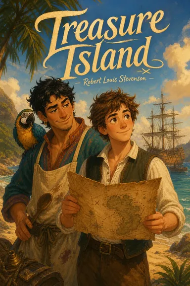 Cover of Treasure Island, comic edition