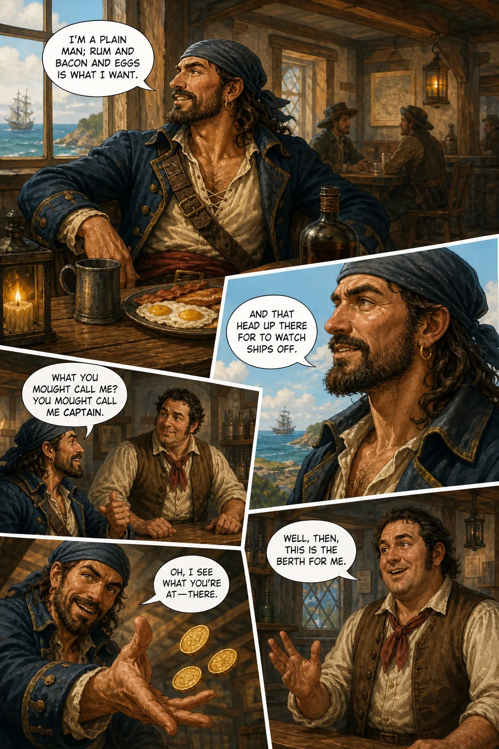Treasure Island, illustrated page 3: [object Object]