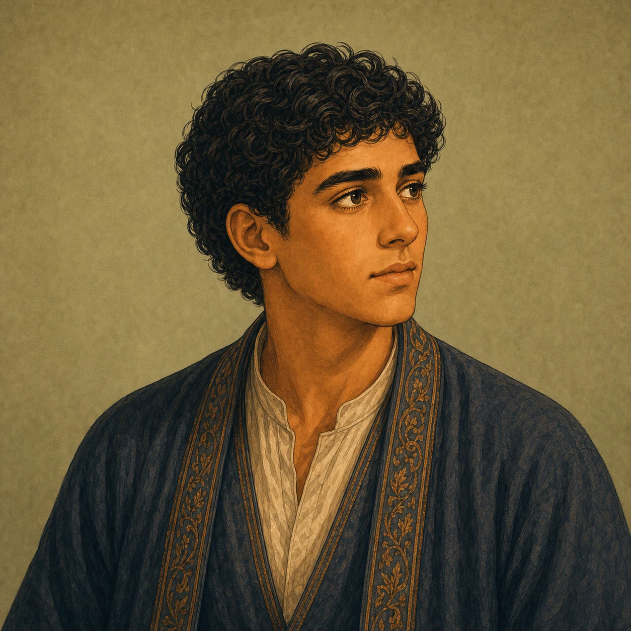 صورة مرسومة لشخصية عيسى بن هشام