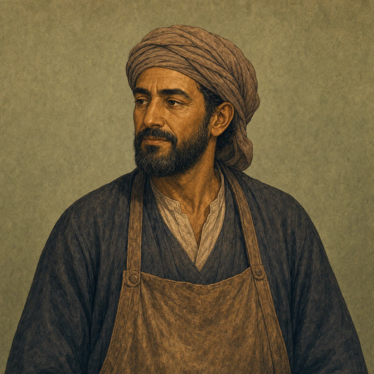 صورة مرسومة لشخصية الشواء