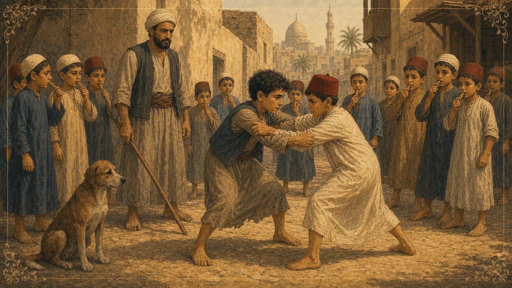 مصارعة من أجل الصفارة