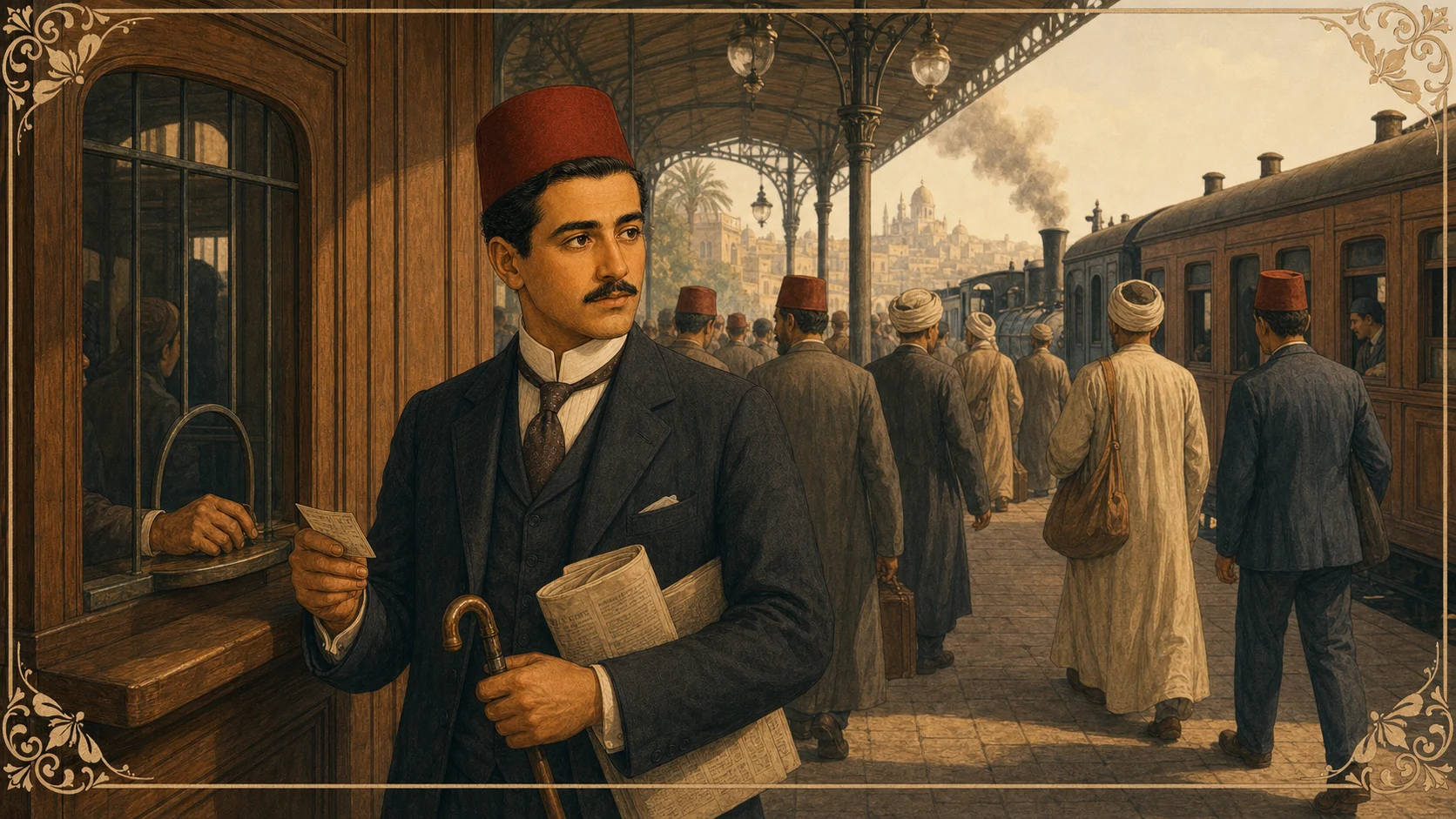 في محطة باب الحديد
